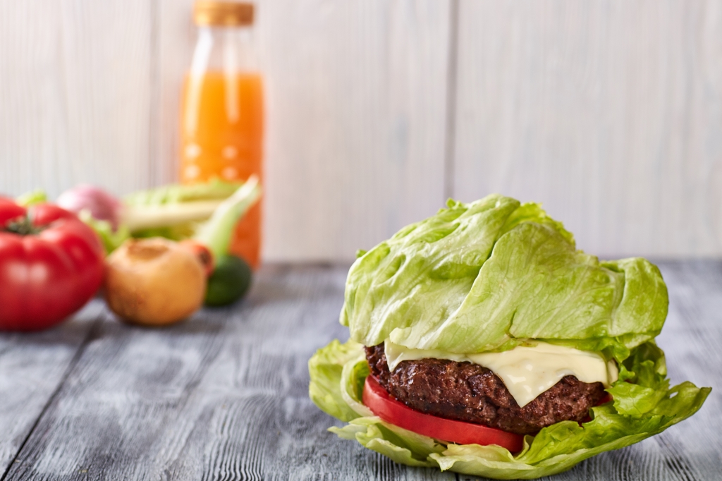 Almond Butter Bunless Burger